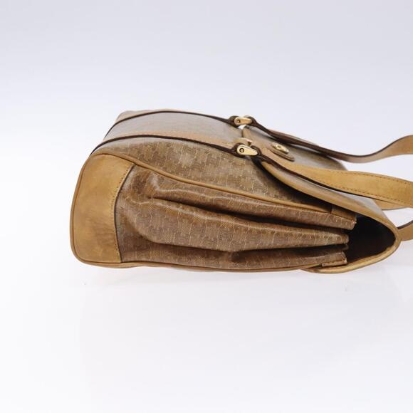 CELINE Macadam Canvas Hand Bag Pvc Beige Gold - Picture 4 of 13